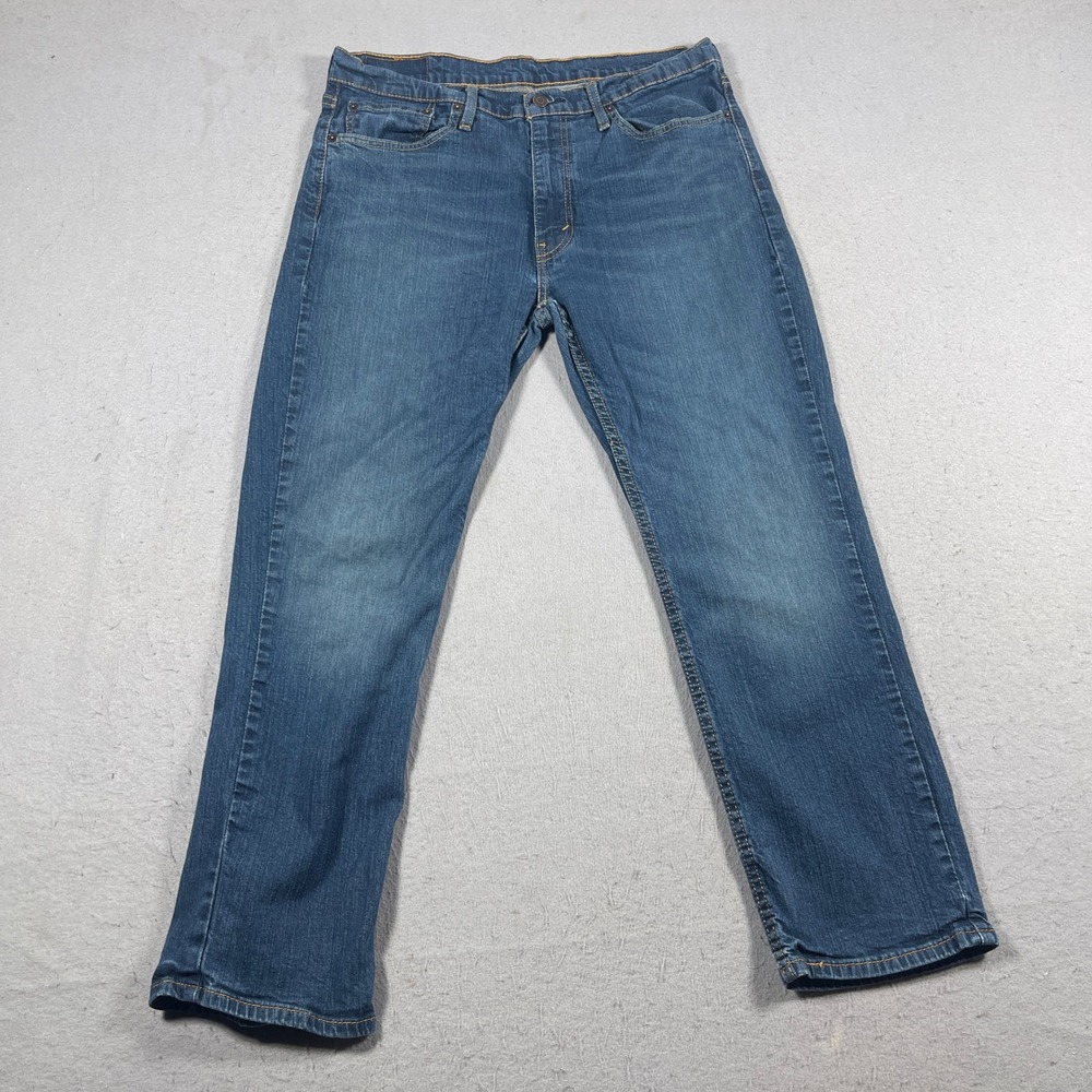 Levis 505 Regular Fit Jeans Mens W36‎ L30 Medium Wash Classic Denim Pants